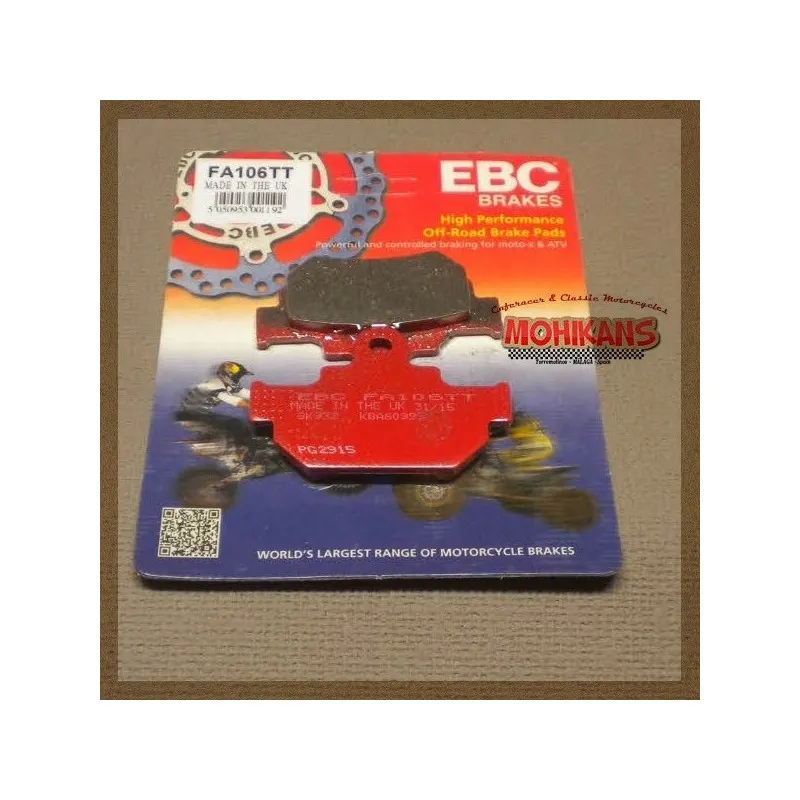 Pastillas freno delantero EBC FA106