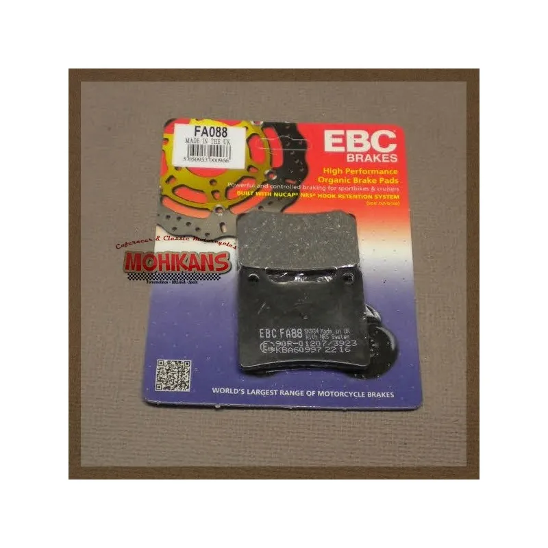 Pastillas de freno EBC FA88