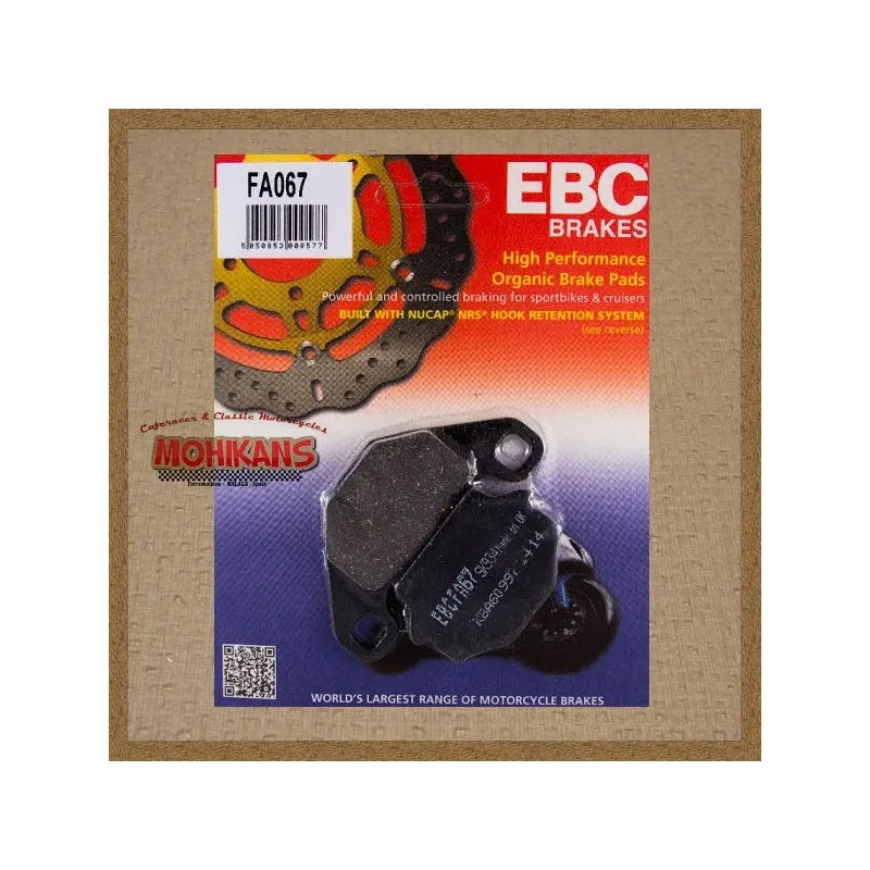 Pastillas de freno EBC FA067